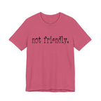 Not Friendly Graphic T‑Shirt