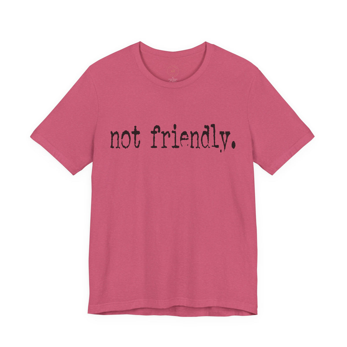 Not Friendly Graphic T‑Shirt