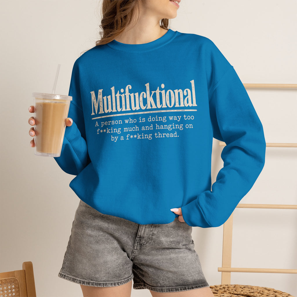 Multifucktional  Crewneck Sweatshirt