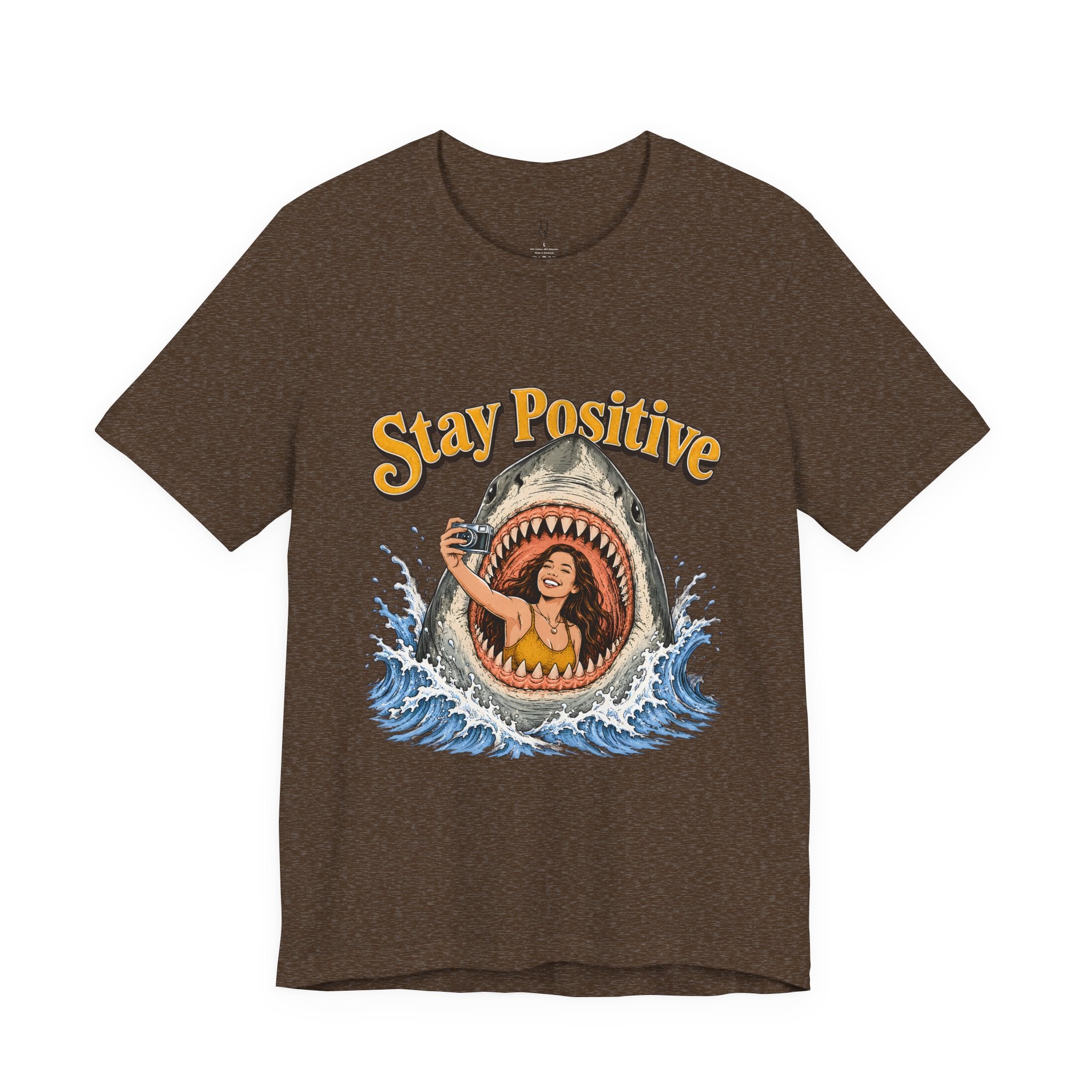 Stay Positive Shark Tee