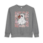 Floral Ghost Toddler Pullover
