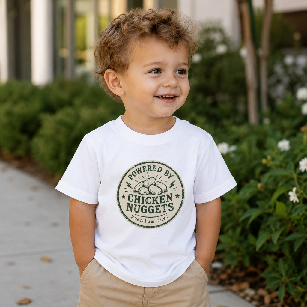 Powered by Chicken Nuggets Toddler Tee