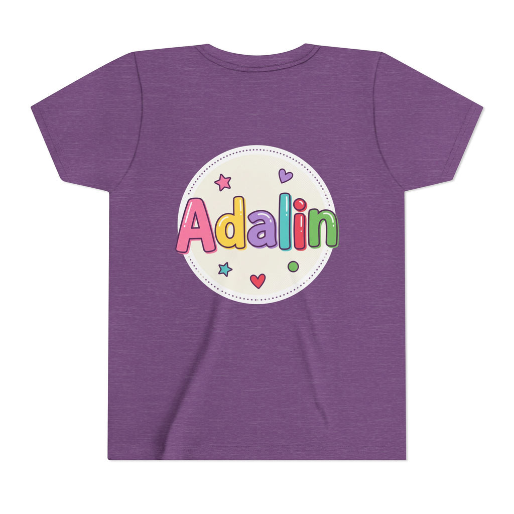 "First Grade" Colorful Back-to-School Shirt (Personalized Name Option)