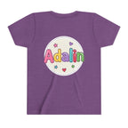 "First Grade" Colorful Back-to-School Shirt (Personalized Name Option)