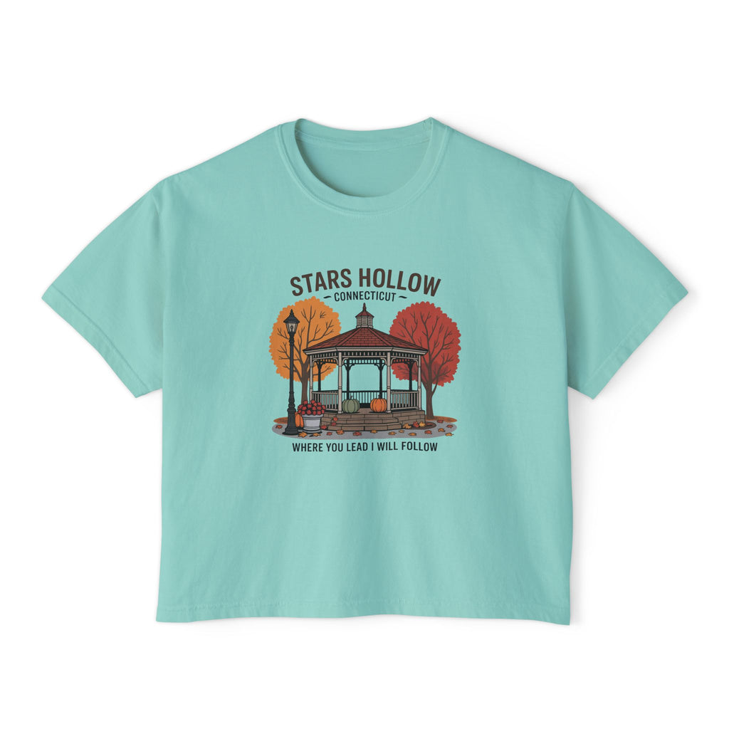 Stars Hollow Gazebo Tee — Women's Boxy Crop