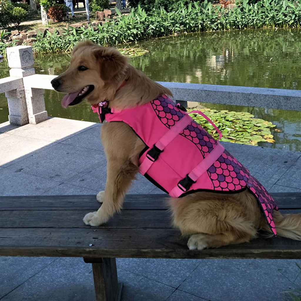 Adjustable Dog Life Jacket Swim Vest