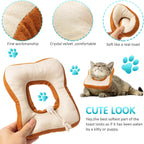 Soft Adjustable Cat Recovery Collar Cone – Cute Avocado & Toast E-Collar