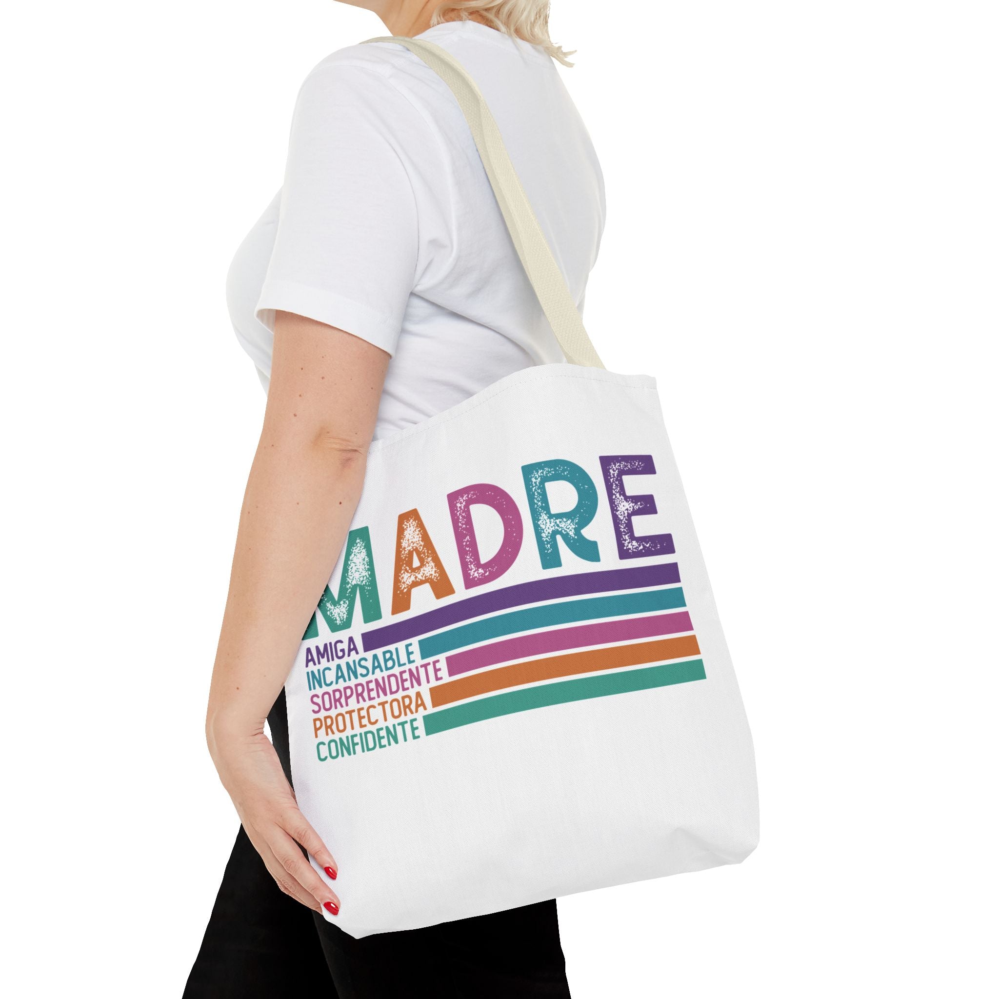 MADRE Colorful Stripes Spanish Mother Appreciation Gift