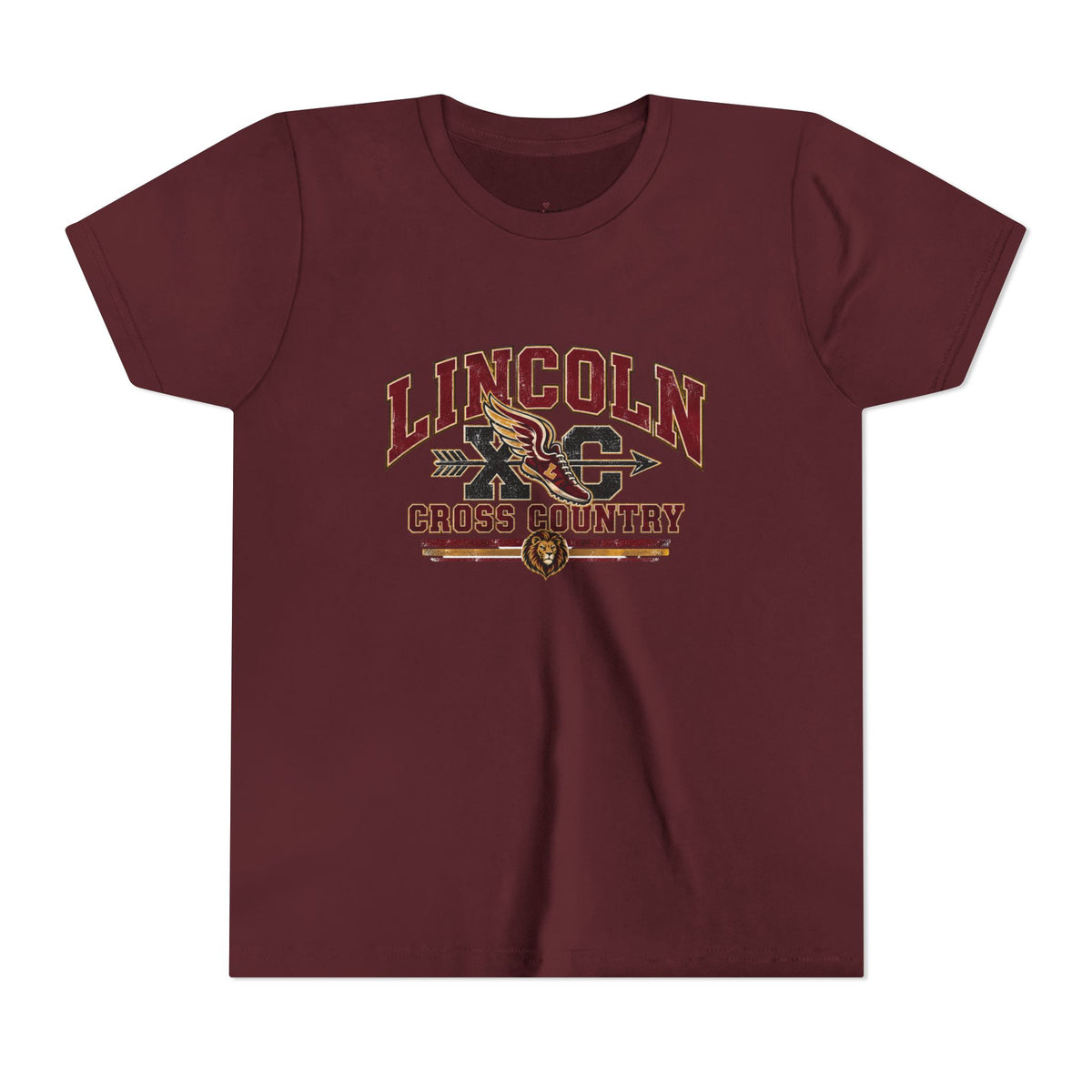 School Spirit Cross Country Youth Tee