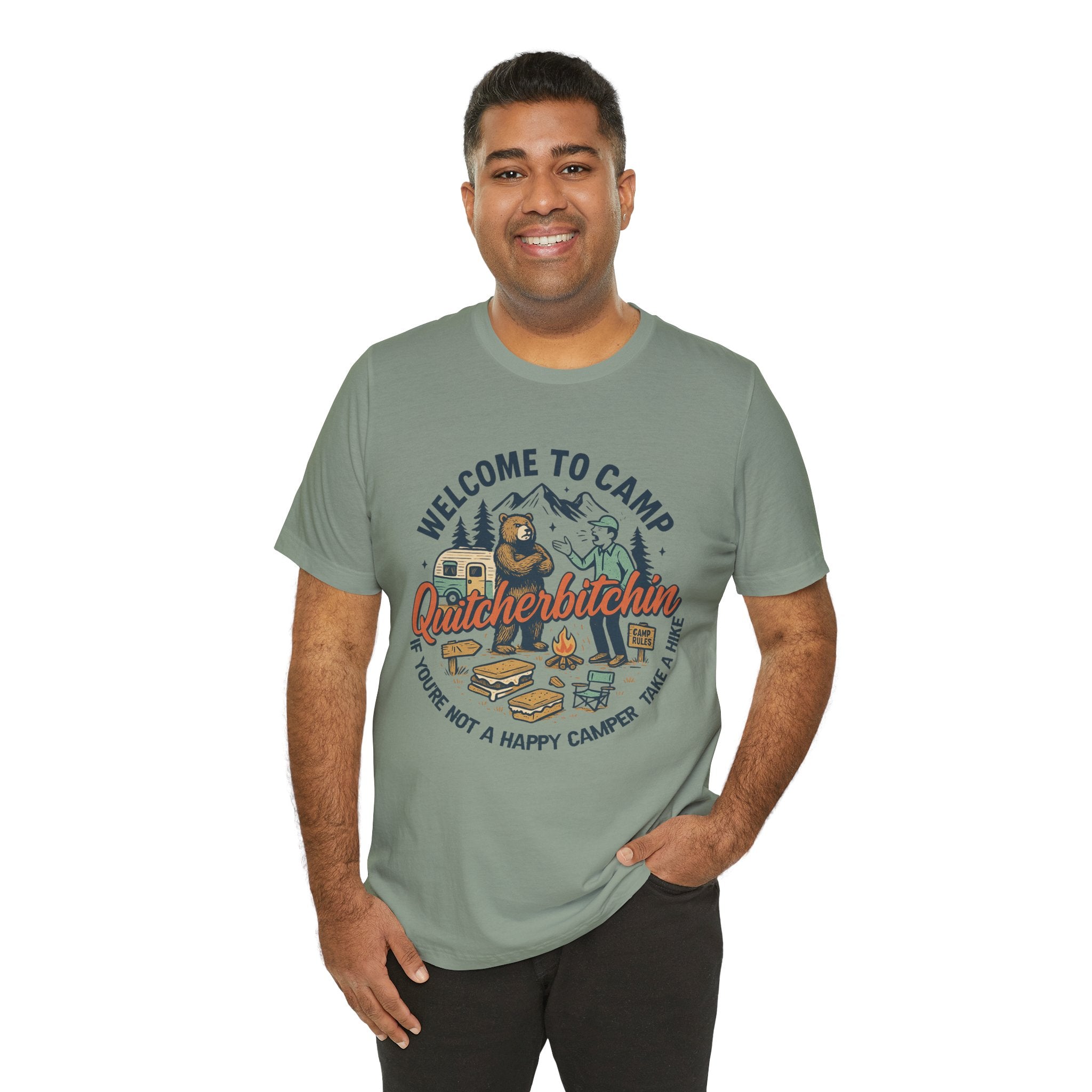 "Welcome to Camp Quitcherbitchin'" T-Shirt