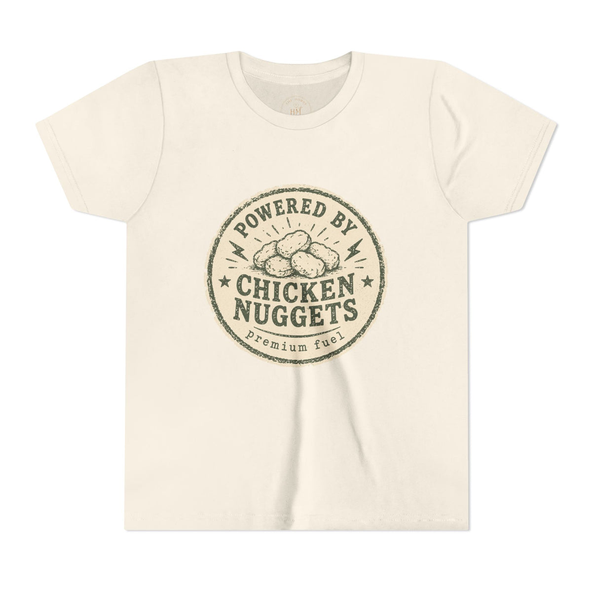 Powered by Chicken Nuggets Youth Graphic T-Shirt