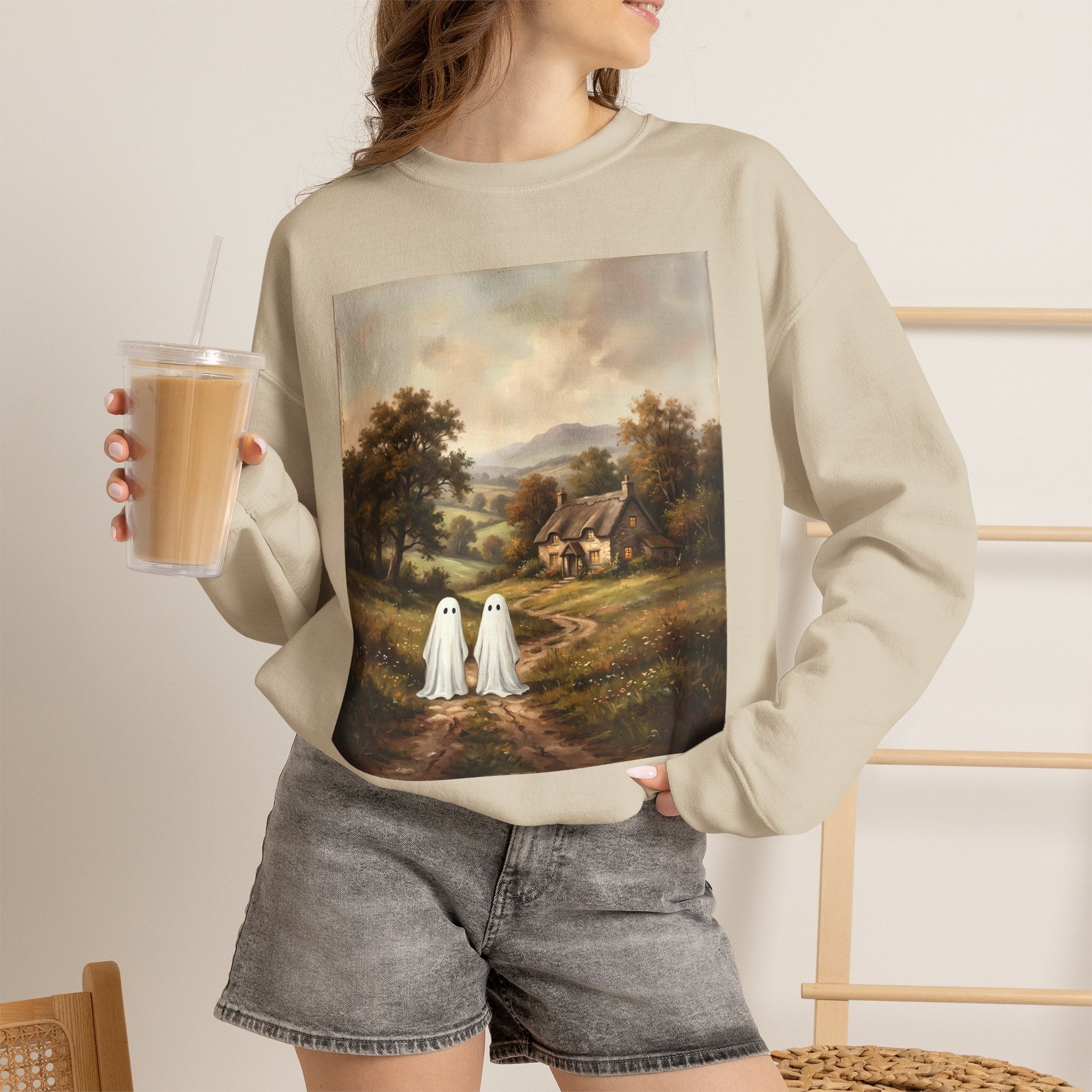 Ghost Friends Crewneck Sweatshirt