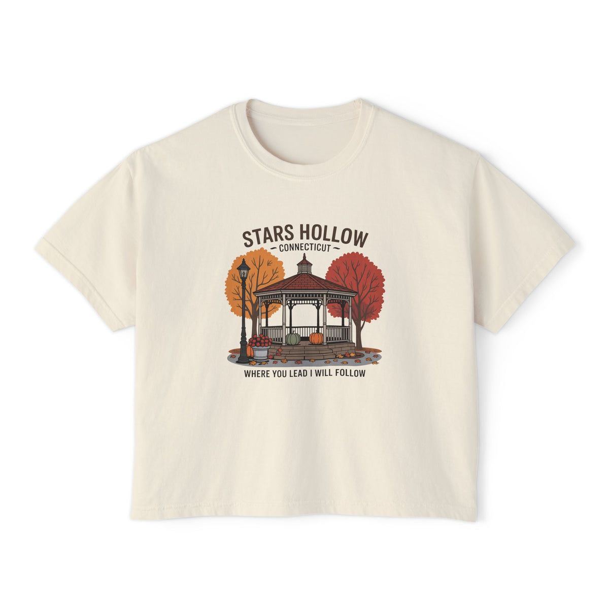 Stars Hollow Gazebo Tee — Women's Boxy Crop