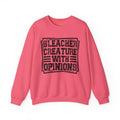 "Bleacher Creature With Opinions" Vintage-Style Crewneck