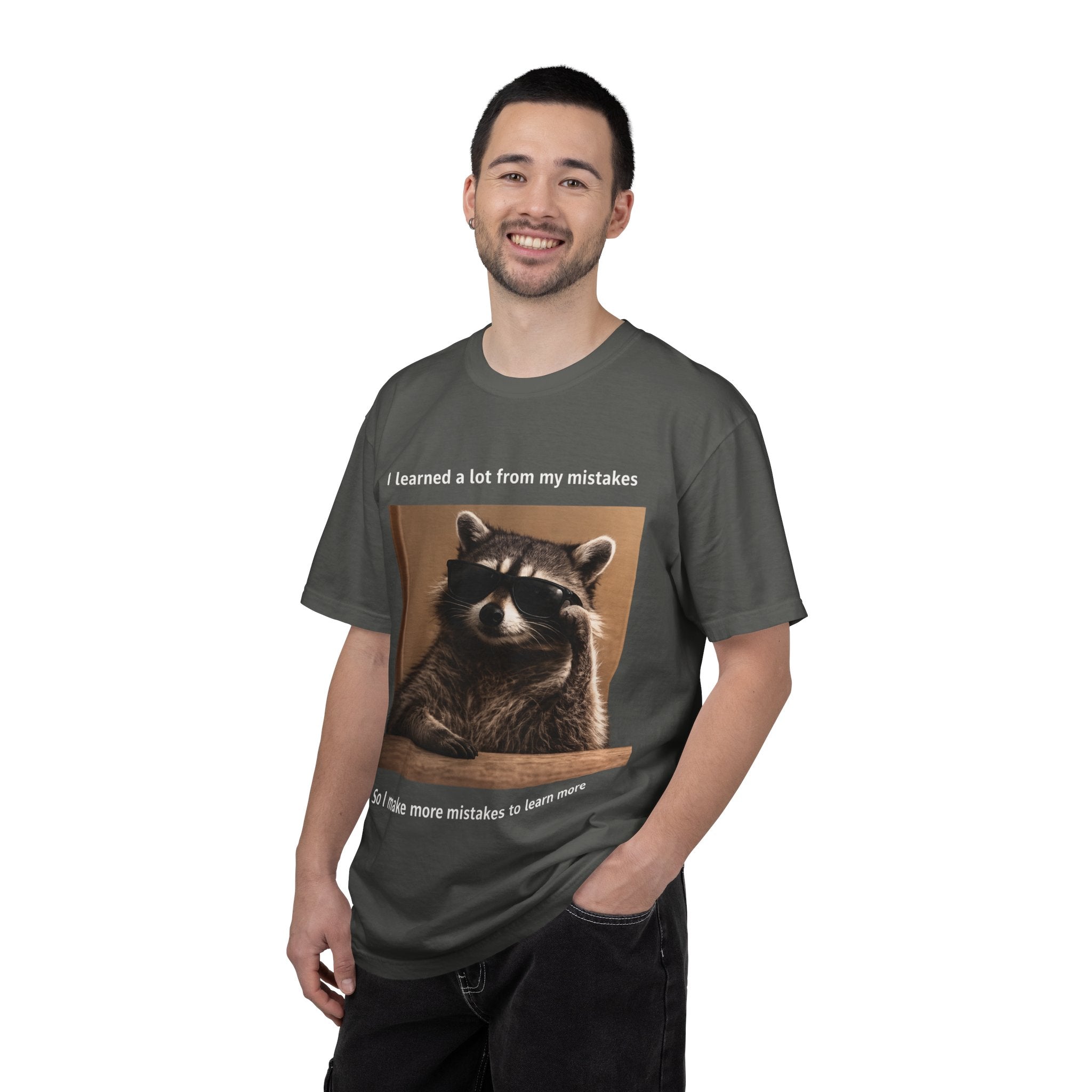 Raccoons and Mistakes Graphic T-Shirt