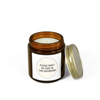 'Please Don't Do Coke in This Bathroom' Novelty Jar Candle