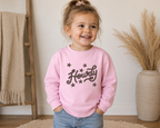 "Howdy" Stars Graphic Pullover for Kids