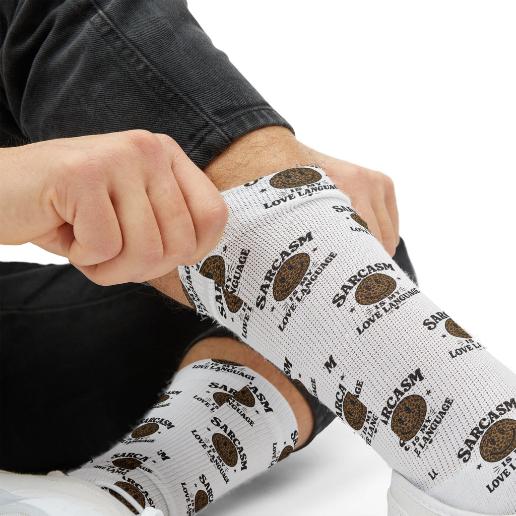 Sarcasm Crew Socks