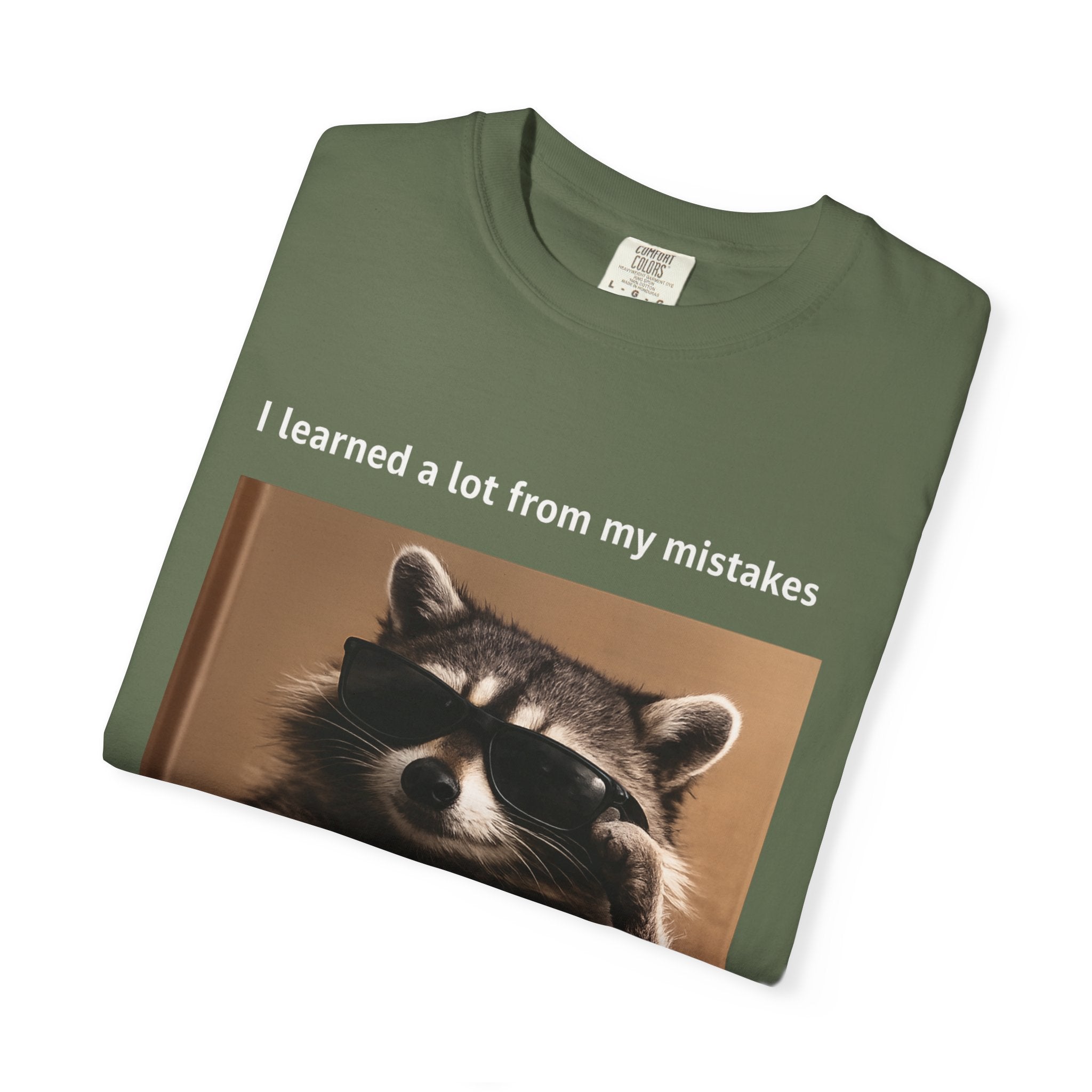 Raccoons and Mistakes Graphic T-Shirt