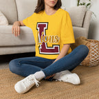 Custom School Spirit Script Adult T-Shirt