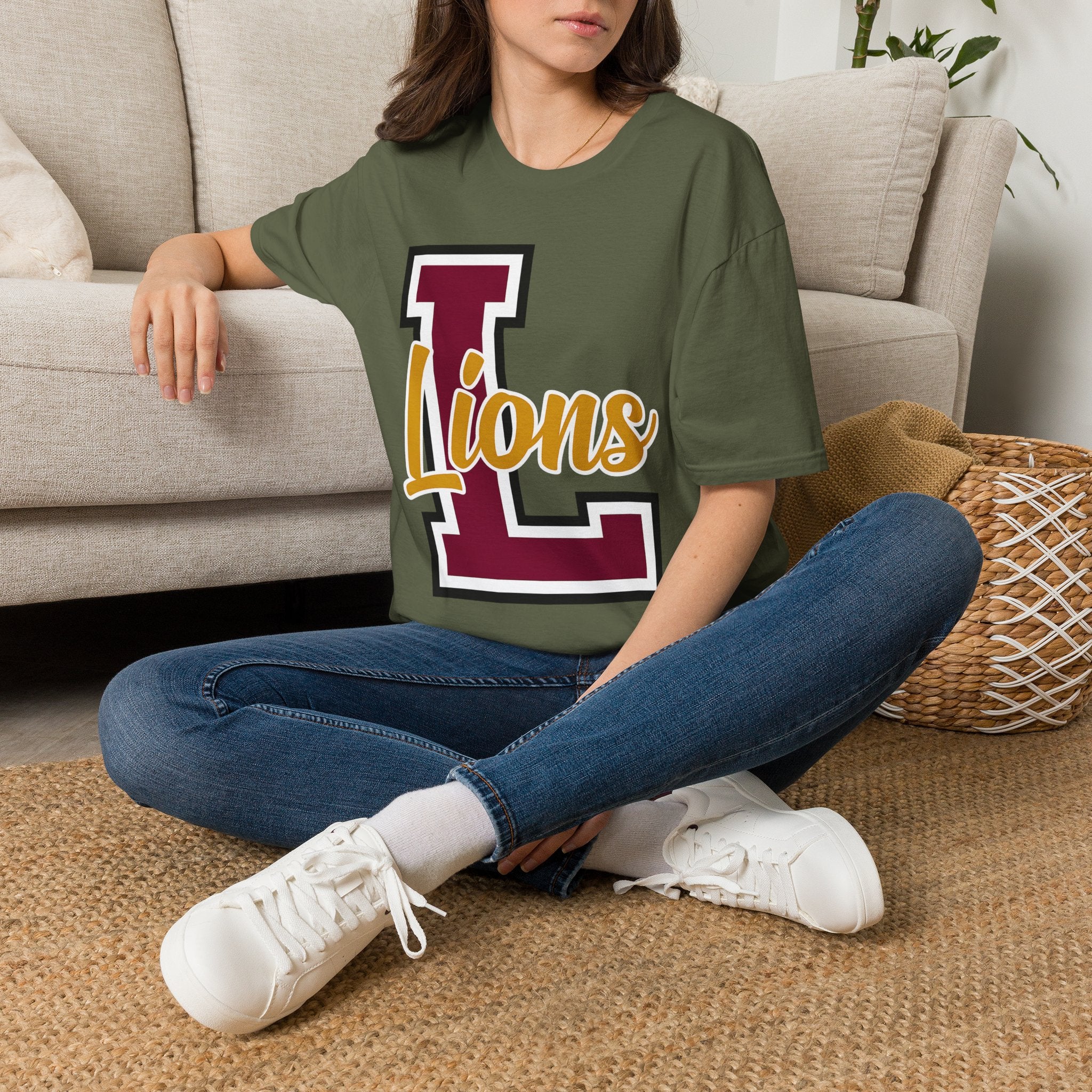 Custom School Spirit Script Adult T-Shirt