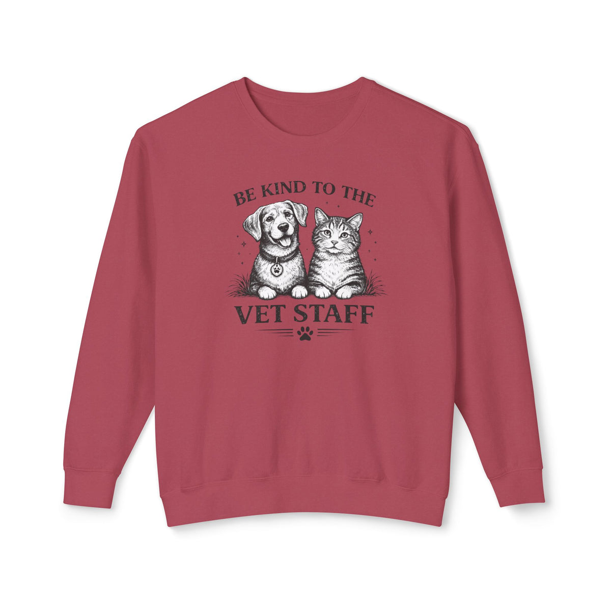 Be Kind to the Vet Staff Graphic Sweatshirt