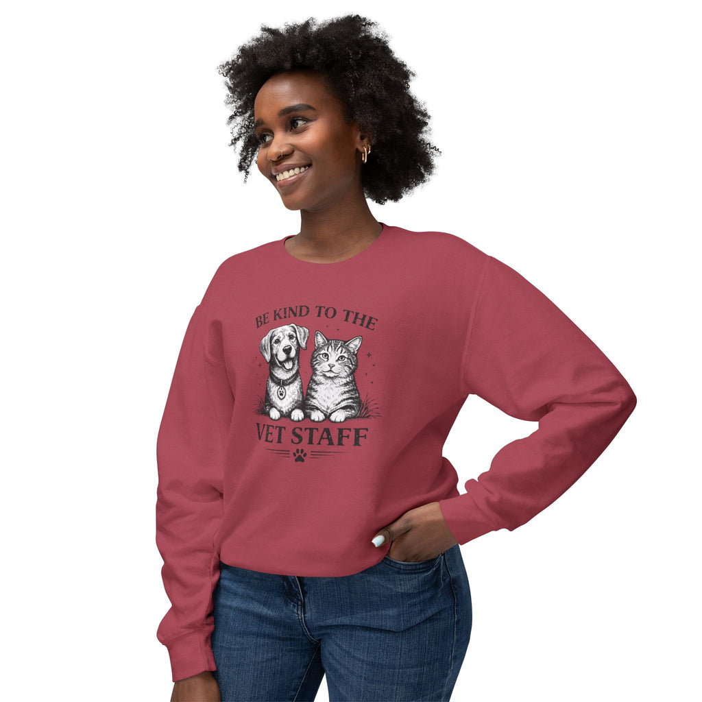 Be Kind to the Vet Staff Graphic Sweatshirt
