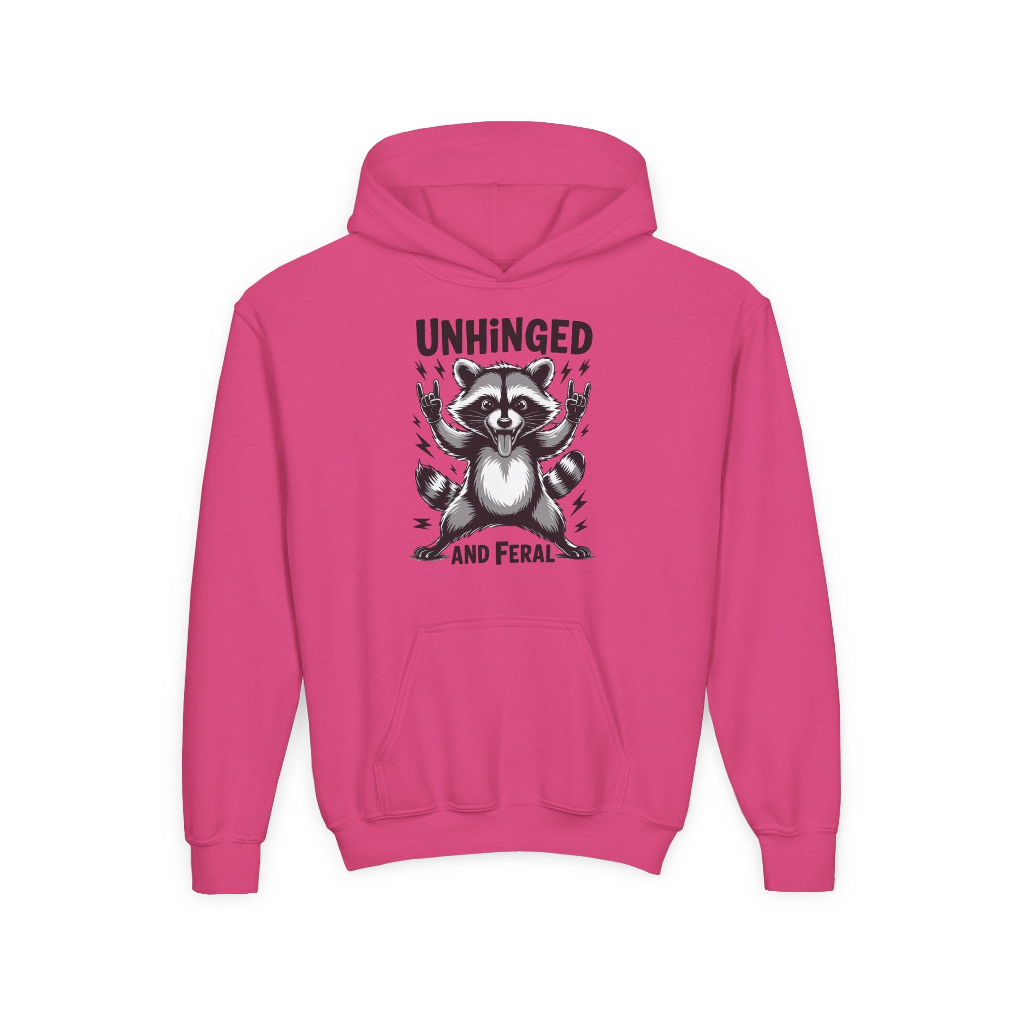 "Unhinged and Feral" Youth Hoodie