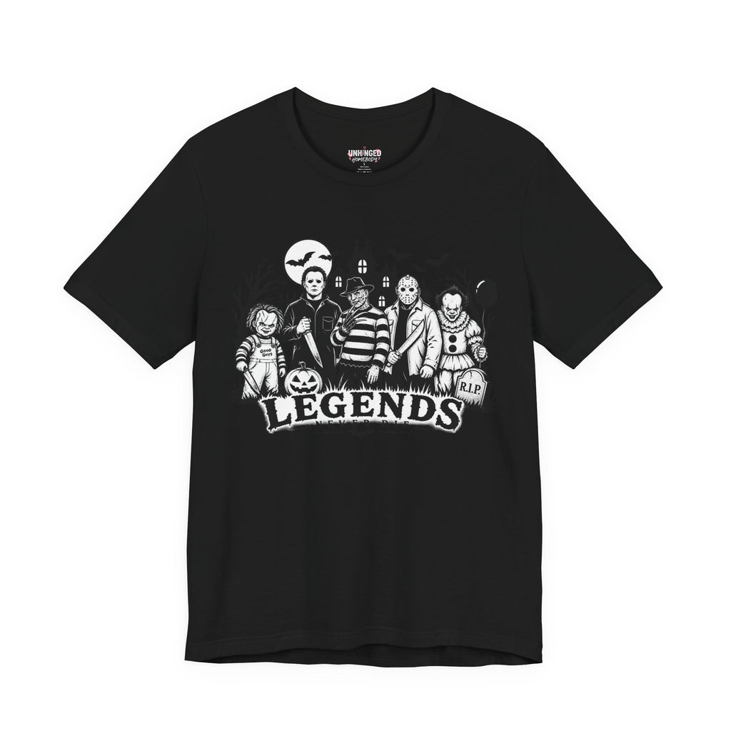 Legends Never Die Halloween Graphic Tee