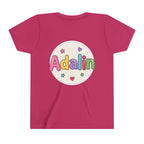 "First Grade" Colorful Back-to-School Shirt (Personalized Name Option)