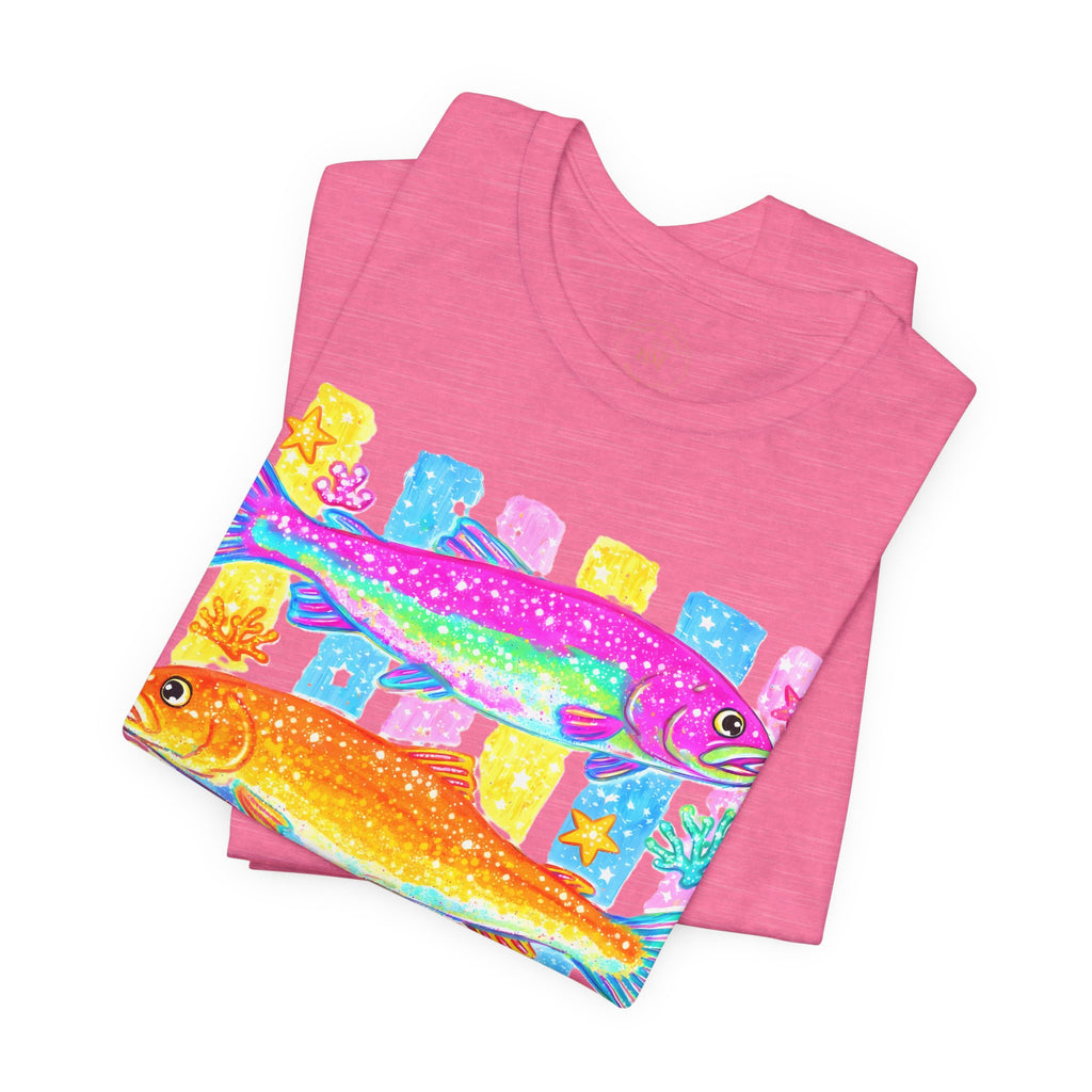 Tropical Fish  Beachy Summer Tee
