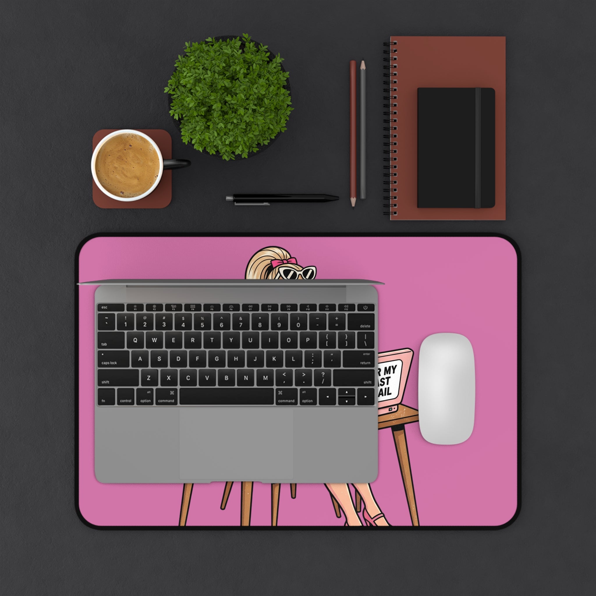 Custom Desk Mat — Personalized Neoprene Workspace Mat