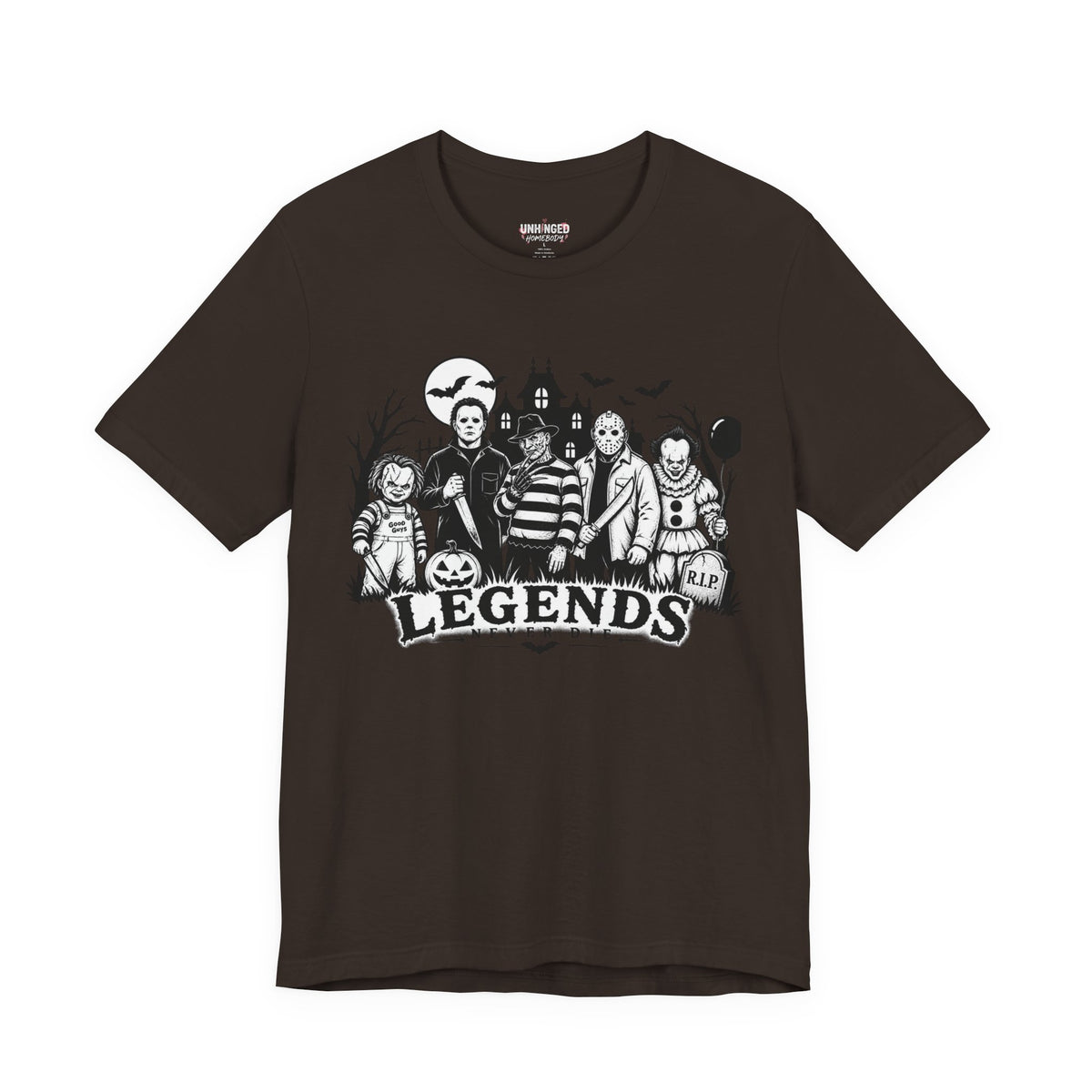 Legends Never Die Halloween Graphic Tee