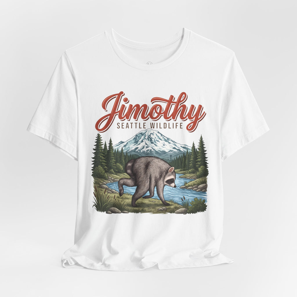 Jimothy Seattle Wildlife Raccoon T-Shirt