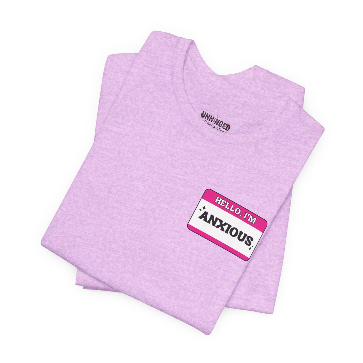 'Hello I'm Anxious' Graphic T‑Shirt