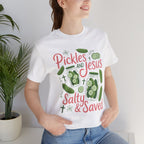 Pickles and Jesus Salty & Saved T-Shirt