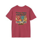 Don't Be Part of the Problem, Spay & Neuter Pets Graphic Tee