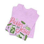 Pickles and Jesus Salty & Saved T-Shirt