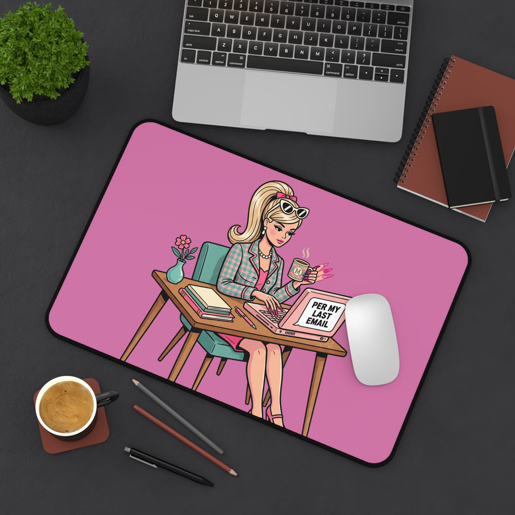 Custom Desk Mat — Personalized Neoprene Workspace Mat