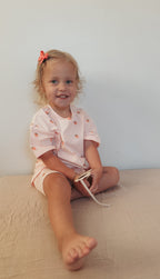 Organic Cotton Strawberry Print Shorts Set Toddler / Kids