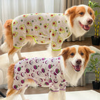 Fruit & Floral Breathable Dog Recovery Pajamas (4 Patterns)