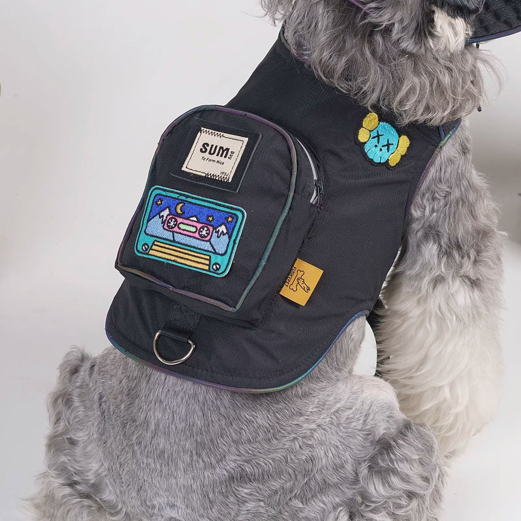 Backpack Harness and Hat Set (Black Only)