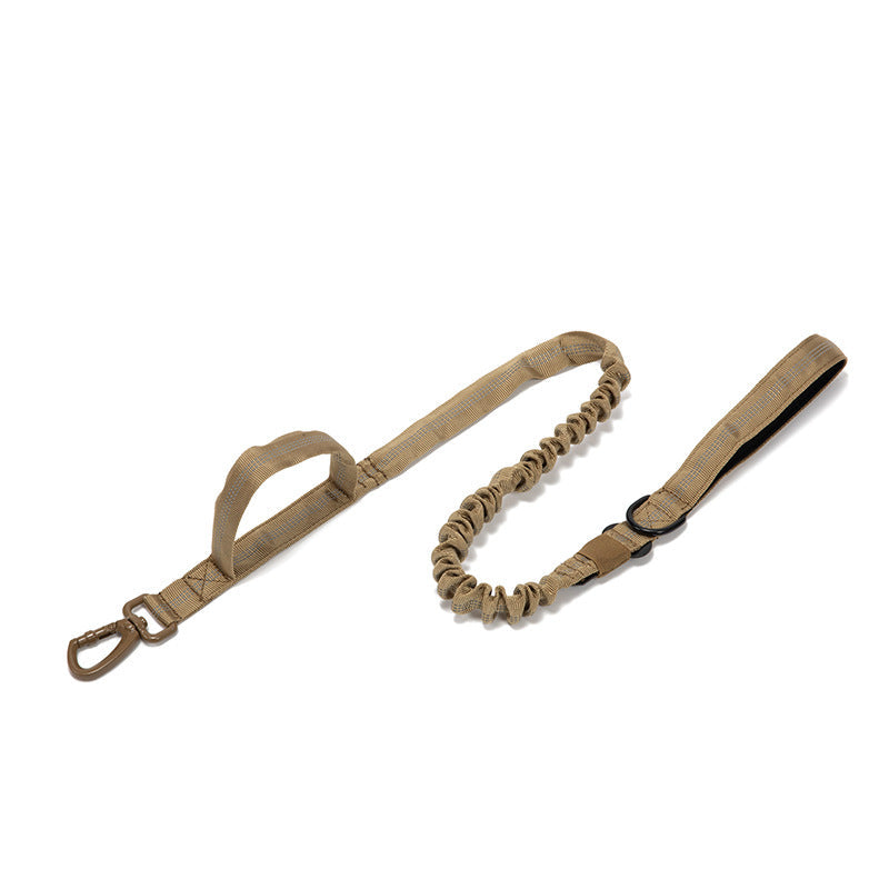Military-Style Tactical Nylon Dog Collar and Leash Set