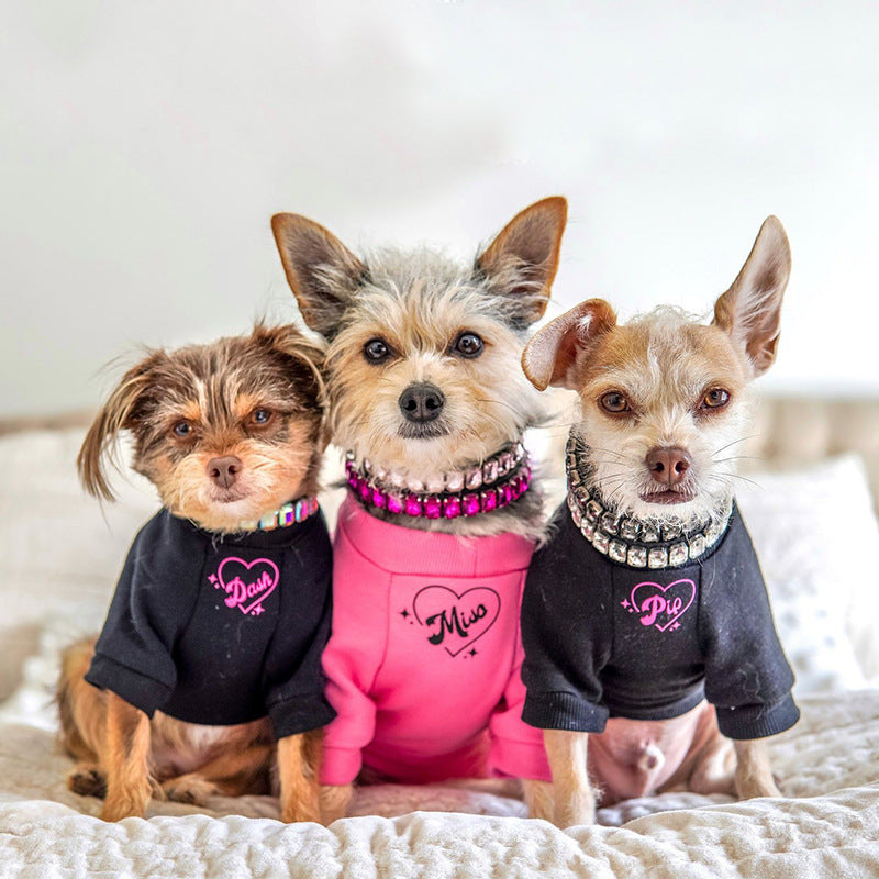 Boutique Rhinestone Dog Collars