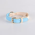 2-Tone Leather Dog Collar – Adjustable & Stylish