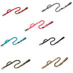 Military-Style Tactical Nylon Dog Collar and Leash Set