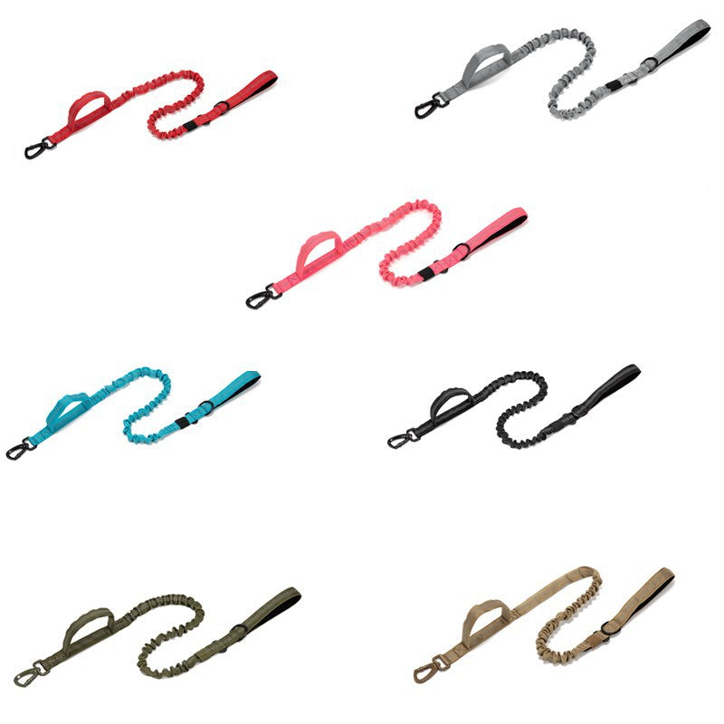 Military-Style Tactical Nylon Dog Collar and Leash Set