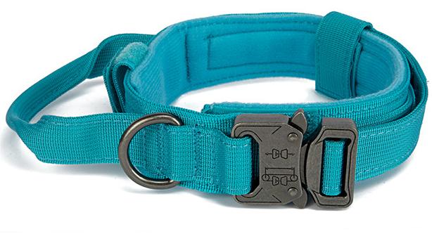 Military-Style Tactical Nylon Dog Collar and Leash Set