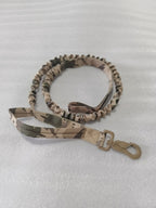 Military-Style Tactical Nylon Dog Collar and Leash Set