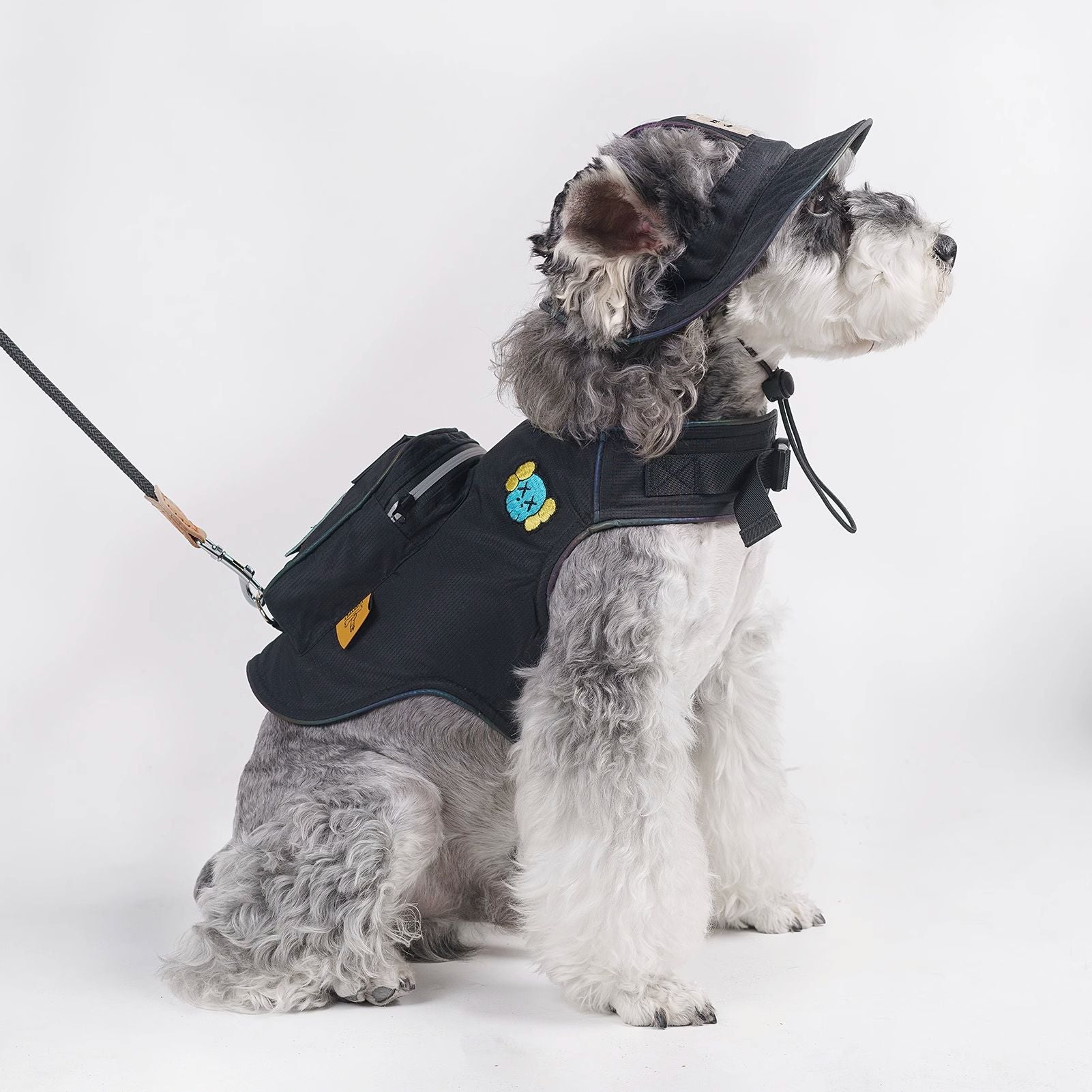 Backpack Harness and Hat Set (Black Only)